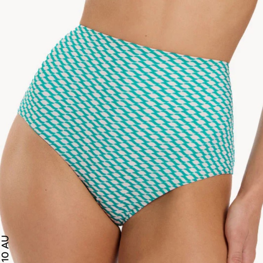 JETS AUSTRALIA Asceno High Waist Bikini Bottom--NWT--6